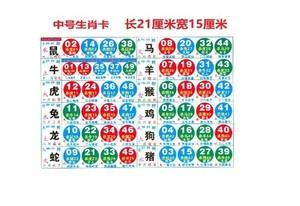 2024全年十二生肖卡六合彩波色对照表香港台湾澳门参考资料数字图