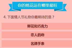 p>《测你桃花运在哪》是一款测试类网页游戏. /p>